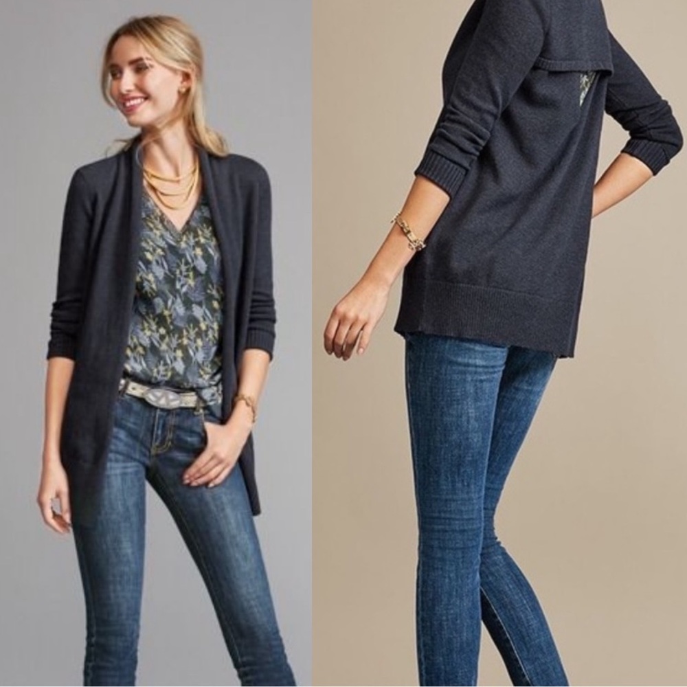 CAbi Victoria Navy Blue Sweater #3360 - M